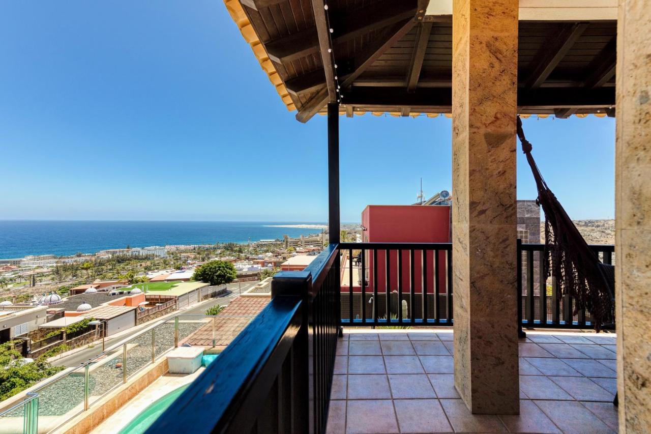 Luxury 5 Star Villa Violetta With Amazing Sea View, Jacuzzi And Heated Pool Сан-Августин Экстерьер фото